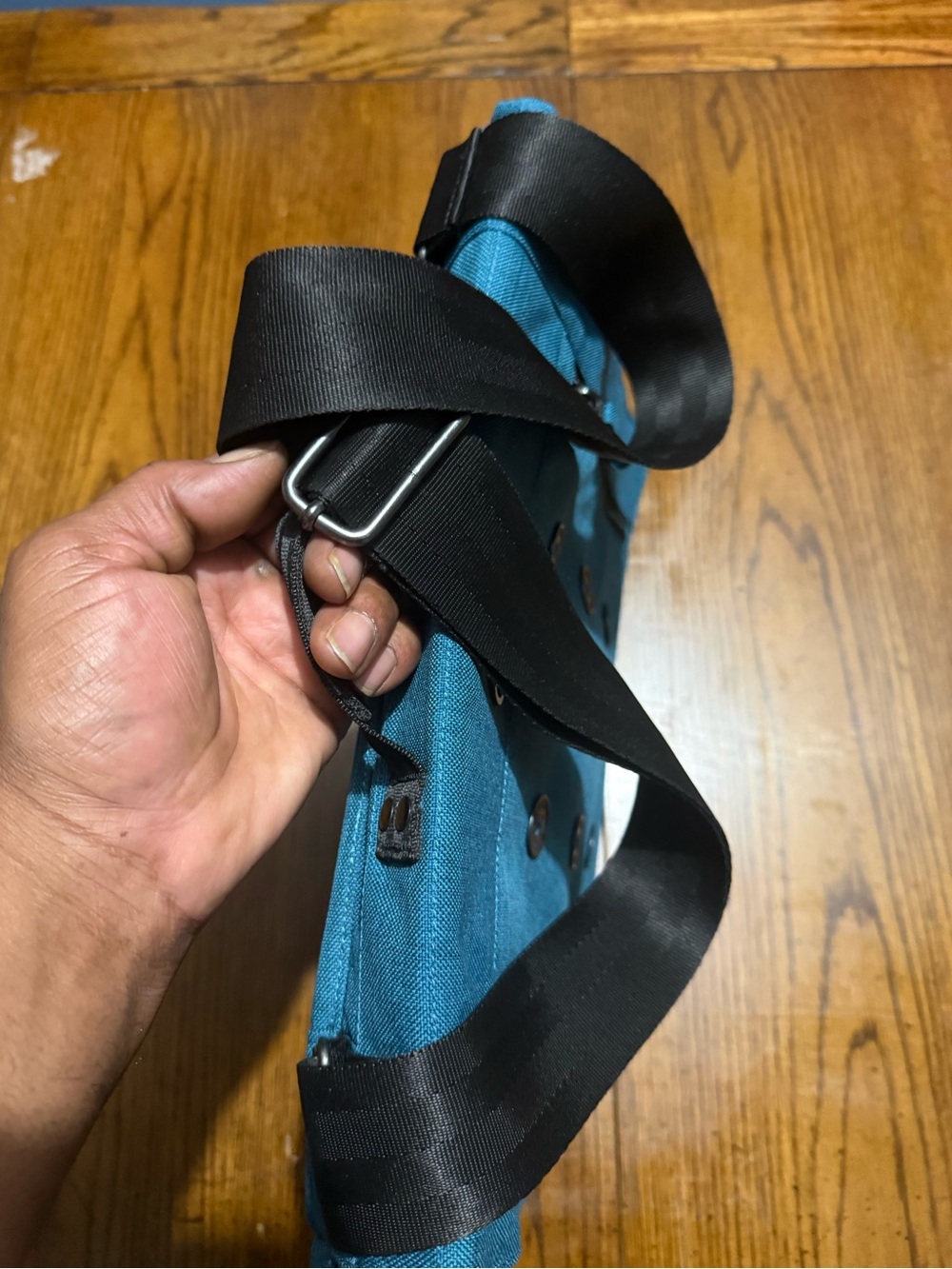 OGIO Teal Messenger Bag with Black Strap - Picture 11 of 11